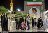حال و هوای حرم مطهر رضوی در آستانه میلاد امام رضا (ع)