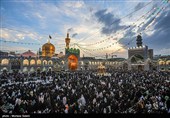 حال و هوای حرم مطهر رضوی در آستانه میلاد امام رضا (ع)