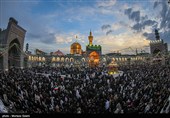 حال و هوای حرم مطهر رضوی در آستانه میلاد امام رضا (ع)