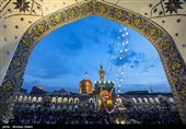 حال و هوای حرم مطهر رضوی در آستانه میلاد امام رضا (ع)
