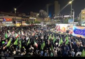 جشن عشق در مسیر نور/ از میدان جمهوری تا حرم مطهر رضوی