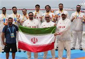 قهرمانی تیم واترپلو ایران در بازی‌های آسیایی ساحلی سانیا