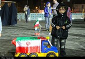 حضور  کودکان در اجتماع حمایت از رهبری و نیروهای مسلح - زنجان