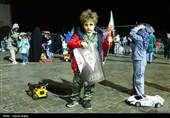 حضور  کودکان در اجتماع حمایت از رهبری و نیروهای مسلح - زنجان