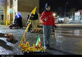 حضور  کودکان در اجتماع حمایت از رهبری و نیروهای مسلح - زنجان