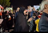 پنجاه و نهمین شب حماسه‌آفرینی مردم در حسینیه ایران در میدان شهدای اراک