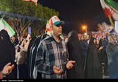 پنجاه و نهمین شب حماسه‌آفرینی مردم در حسینیه ایران در میدان شهدای اراک