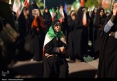 پنجاه و نهمین شب حماسه‌آفرینی مردم در حسینیه ایران در میدان شهدای اراک
