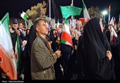 پنجاه و نهمین شب حماسه‌آفرینی مردم در حسینیه ایران در میدان شهدای اراک