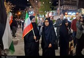 پنجاه و نهمین شب حماسه‌آفرینی مردم در حسینیه ایران در میدان شهدای اراک