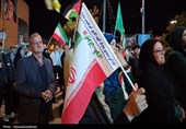 پنجاه و نهمین شب حماسه‌آفرینی مردم در حسینیه ایران در میدان شهدای اراک