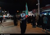 پنجاه و نهمین شب حماسه‌آفرینی مردم در حسینیه ایران در میدان شهدای اراک