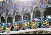 تعویض پرچم حرم مطهر رضوی