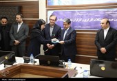 حضور استاندار اردبیل در جمع کارگران به مناسبت هفته کار و کارگر