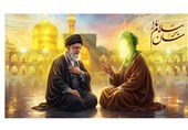 تجلی عشق و ارادت رهبر شهید به امام رضا (ع) در آثار هنرمندان تجسمی+عکس