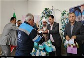 تجلیل از کارگران آب‌وفاضلاب در قیامدشت به مناسبت روز کارگر