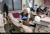 حضور خادمان حرم رضوی در بیمارستان بعثت همدان