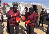 ملاکمات غزة الصغیرات: یحوّلن الحلبة الرملیة إلى ساحة للمقاومة فی مواجهة الاحتلال