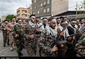 رزمایش  جان فدا برای ایران امام رضایی در ارومیه