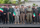 رزمایش  جان فدا برای ایران امام رضایی در ارومیه