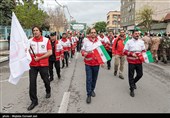 رزمایش  جان فدا برای ایران امام رضایی در ارومیه