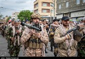 رزمایش  جان فدا برای ایران امام رضایی در ارومیه