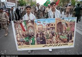 رزمایش  جان فدا برای ایران امام رضایی در ارومیه