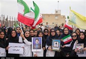 رزمایش جان فدا برای ایران امام رضایی در لامرد - فارس