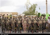 رزمایش جان فدا برای ایران امام رضایی در لامرد - فارس