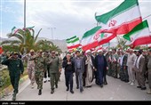 رزمایش جان فدا برای ایران امام رضایی در لامرد - فارس