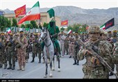 رزمایش جان فدا برای ایران امام رضایی در لامرد - فارس