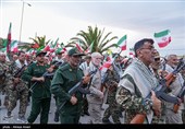 رزمایش جان فدا برای ایران امام رضایی در لامرد - فارس