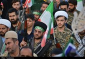 نمایش عظیم اقتدار ملی در دهدشت
