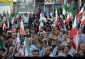 نمایش عظیم اقتدار ملی در دهدشت