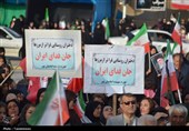 نمایش عظیم اقتدار ملی در دهدشت