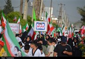 نمایش عظیم اقتدار ملی در دهدشت