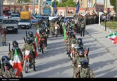 نمایش عظیم اقتدار ملی در دهدشت