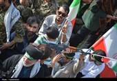 نمایش عظیم اقتدار ملی در دهدشت