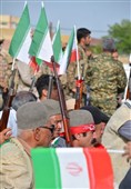 نمایش عظیم اقتدار ملی در دهدشت