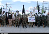 رزمایش جان فدا برای ایران امام رضایی در زنجان
