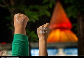 حال و هوای چایخانه حضرت رضا کاشان در دهه کرامت+تصاویر