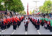 رزمایش جان فدا برای ایران امام رضایی در  خرم آباد