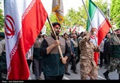 رزمایش جان فدا برای ایران امام رضایی در  خرم آباد