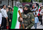 رزمایش جان فدا برای ایران امام رضایی در  خرم آباد