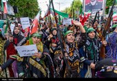 رزمایش جان فدا برای ایران امام رضایی در  خرم آباد