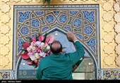 Святыня Имама Резы утопает в цветах