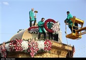 Святыня Имама Резы утопает в цветах
