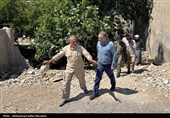 بازدید سردار محمد زهرایی از مناطق آسیب دیده از حملات آمریکایی صهیونیستی در جنگ تحمیلی سوم - قم