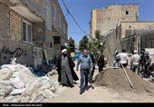 بازدید سردار محمد زهرایی از مناطق آسیب دیده از حملات آمریکایی صهیونیستی در جنگ تحمیلی سوم - قم