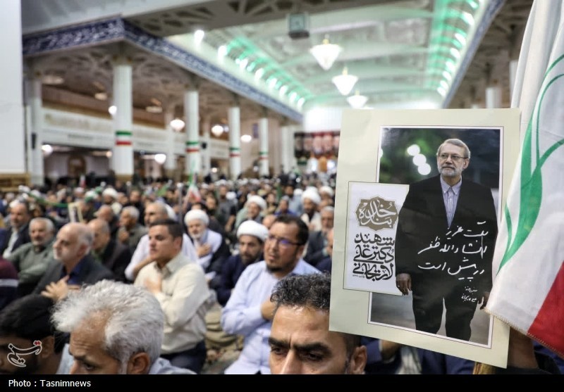 مراسم اربعین شهید لاریجانی در قم